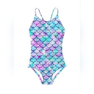 Mermaid Girls One Piece Swimsuit size 5